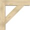 Ekena Millwork Traditional Block Rough Sawn Bracket w/ Offset Brace, Douglas Fir, 8"W x 34"D x 34"H BKT0806X34X34TRA05RDF - alternate 4